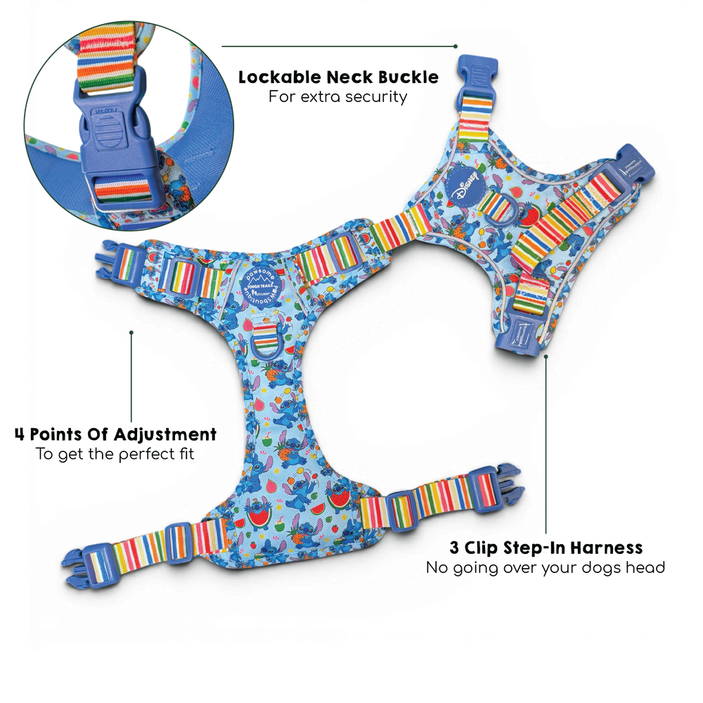 Disney© Tough Trails™ Harness - Stitch's Fruit Fiesta