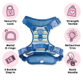 Tough Trails™ Harness -  Sailor Stripes