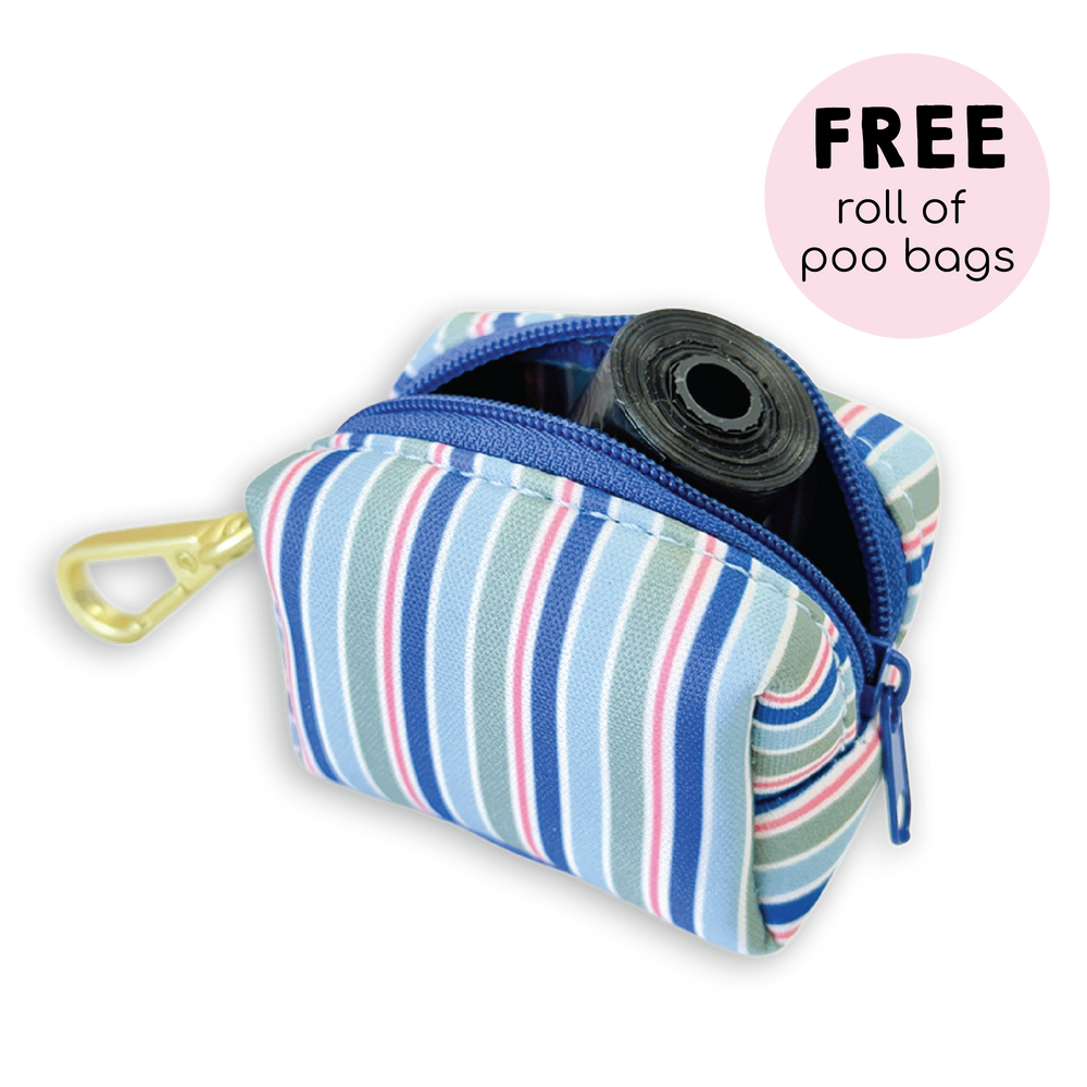 Poo Bag Holder - Sailor Stripes