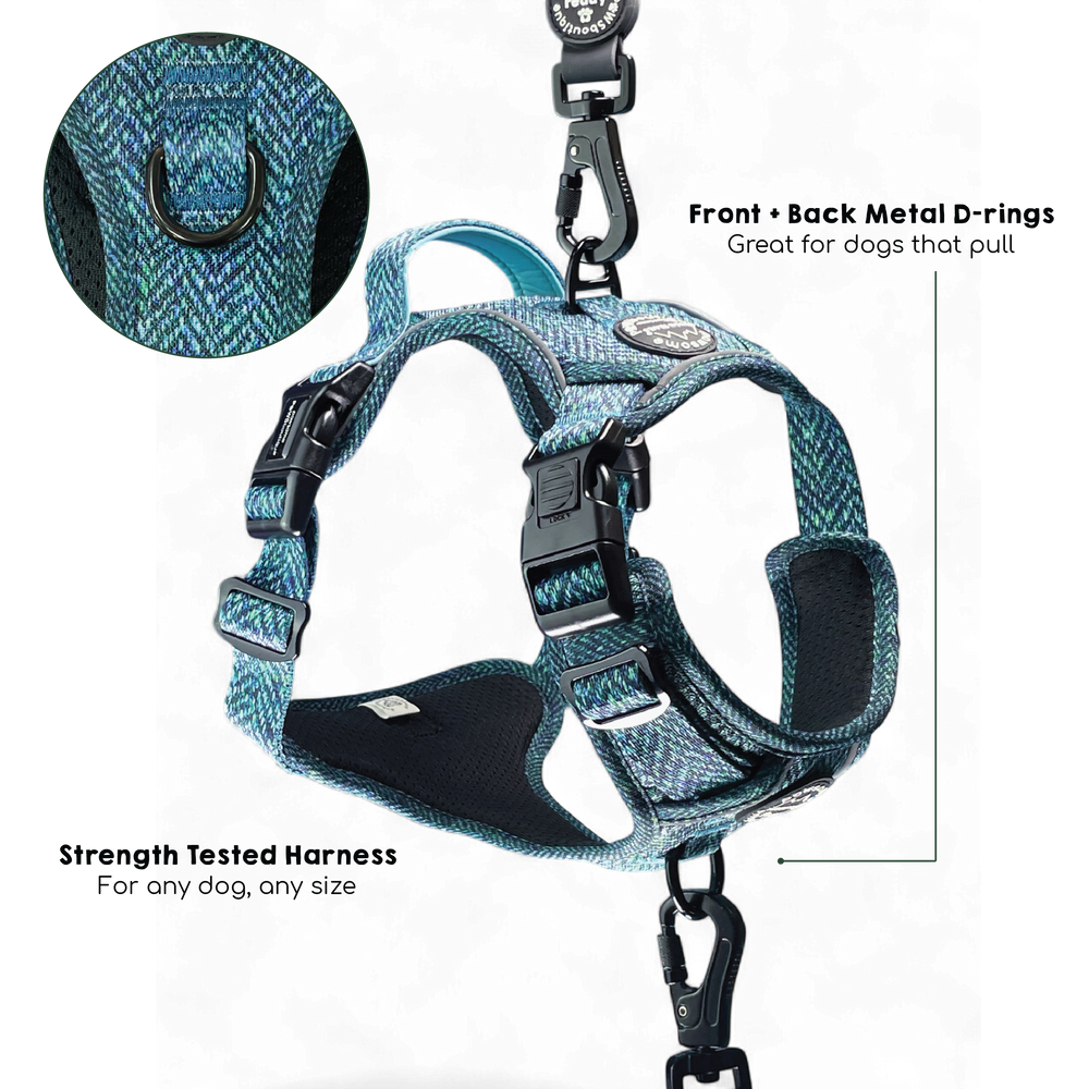 Tough Trails™ Harness - Country Teal