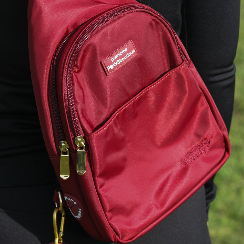 Sling Backpack - Walkies Ready® Ruby Red