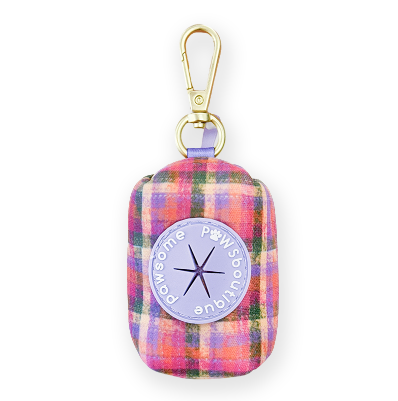 Poo Bag Holder - Tweed Sunset