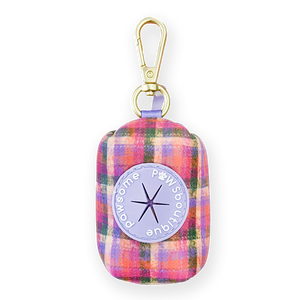 Poo Bag Holder - Tweed Sunset