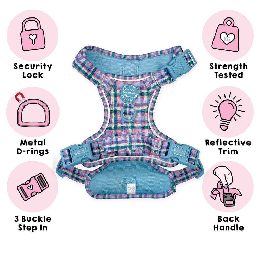 Tough Trails™ Harness -  Tweed Twilight
