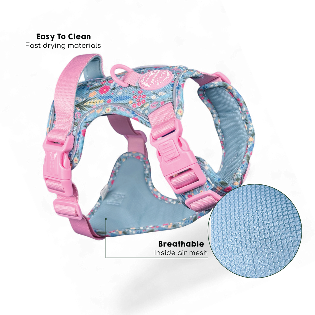 Tough Trails™ Harness -  Whimsical Wildflowers