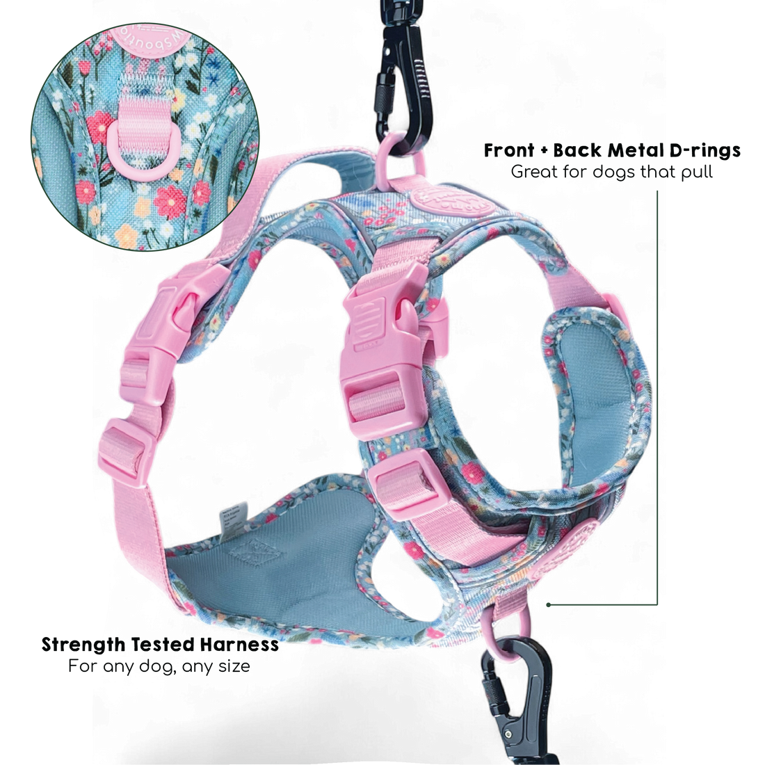 Tough Trails™ Harness -  Whimsical Wildflowers