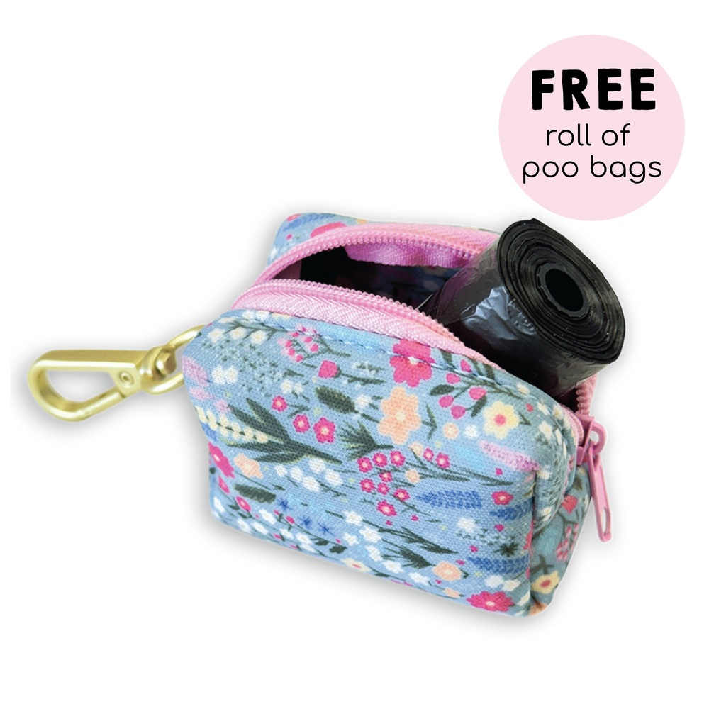 Poo Bag Holder - Whimsical Wildflowers