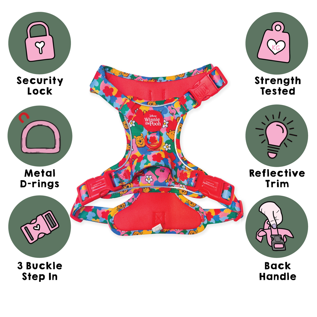 Disney© Tough Trails™ Harness - Winnie Goes Retro