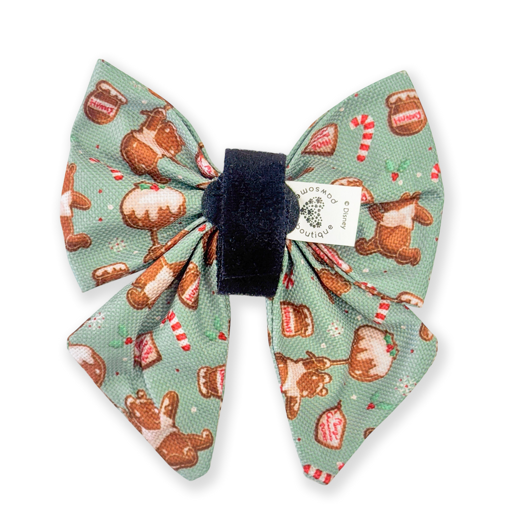 Disney© Sailor Bow - Gingerbread Bear Sage
