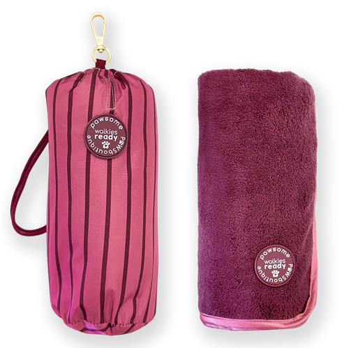 Microfibre Towel - Walkies Ready® Mulberry