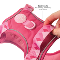 Tough Trails™ Harness - Walkies Ready® Raspberry Pink