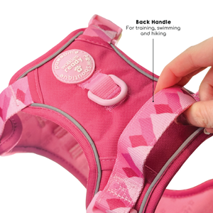 Tough Trails™ Harness - Walkies Ready® Raspberry Pink