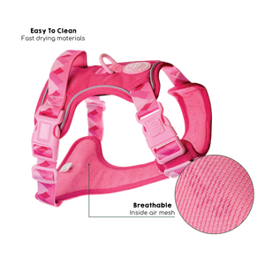 Tough Trails™ Harness - Walkies Ready® Raspberry Pink