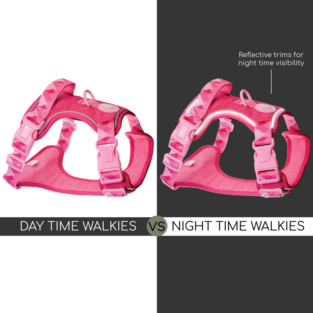 Tough Trails™ Harness - Walkies Ready® Raspberry Pink
