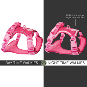 Tough Trails™ Harness - Walkies Ready® Raspberry Pink