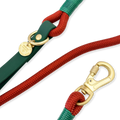 4ft Rope Lead - Red + Green