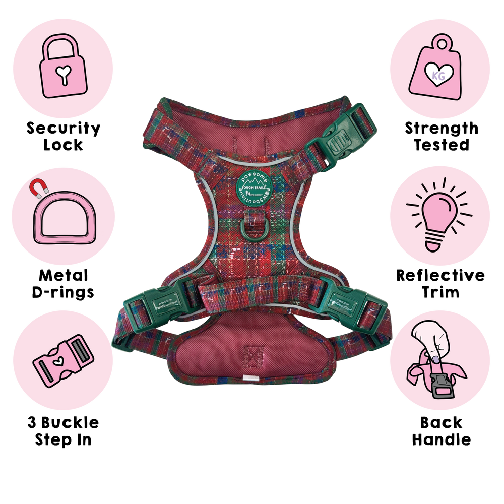 Tough Trails™ Harness - Yuletide Plaid