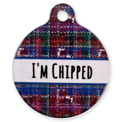 ID Tag - Yuletide Plaid